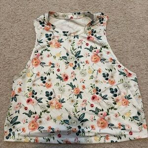 Born Primitive Floral Sleeveless Crop Women's Top